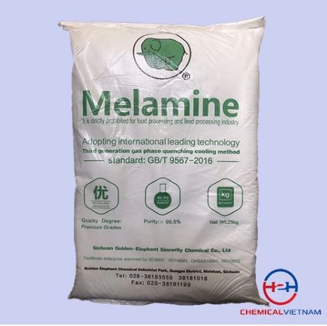 Melamine - C3H6N6 - Hóa Chất Công Nghiệp H2CHEMICAL - Công Ty TNHH H2CHEMICAL Việt Nam